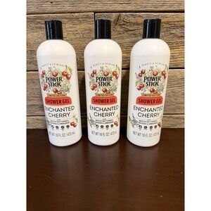3- Enchanted Cherry POWER STICK BODY WASH NEW!! Hard to Find!! LIMITED EDITION